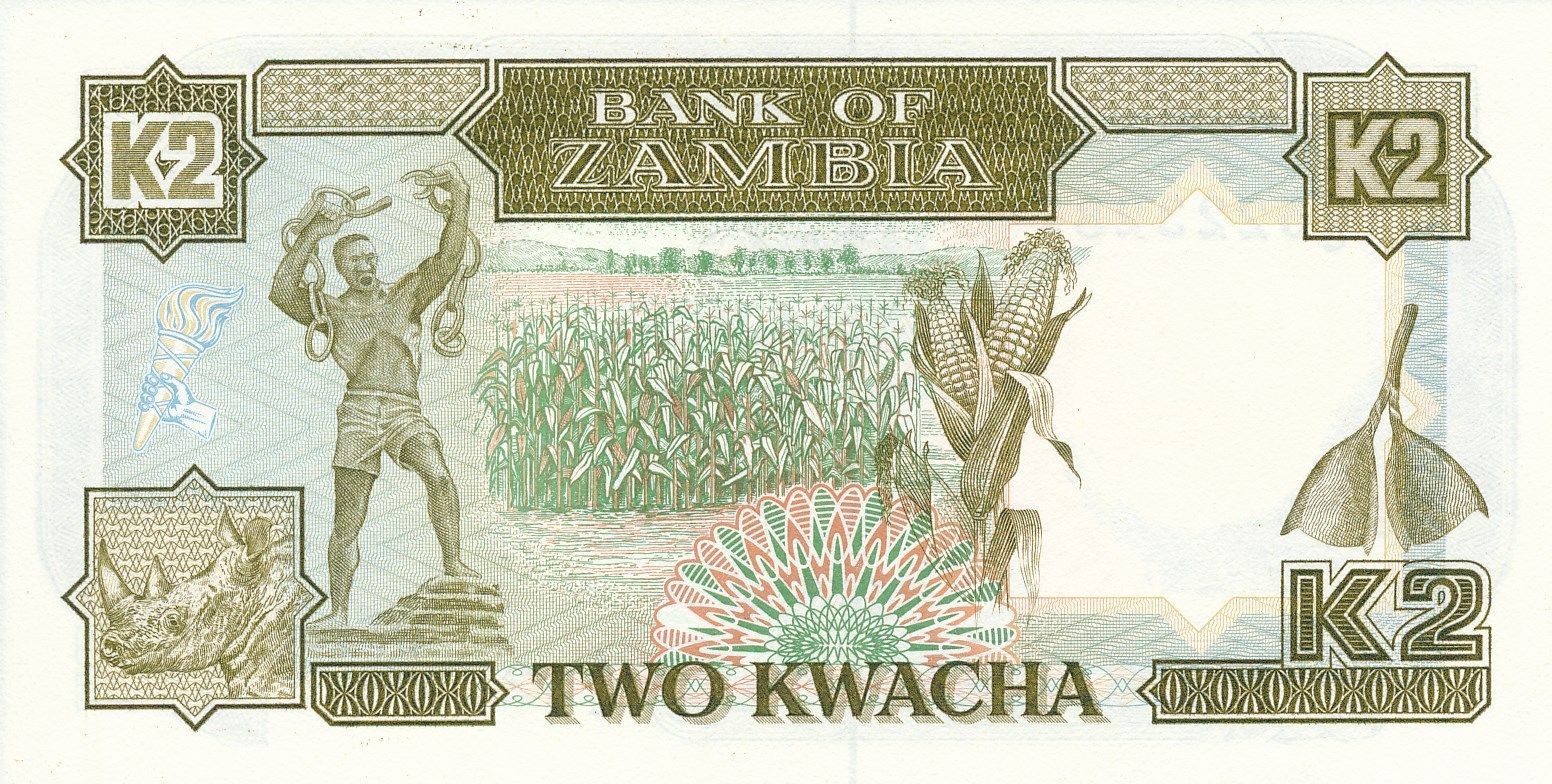 Zambia 2 1989 UNC P-29